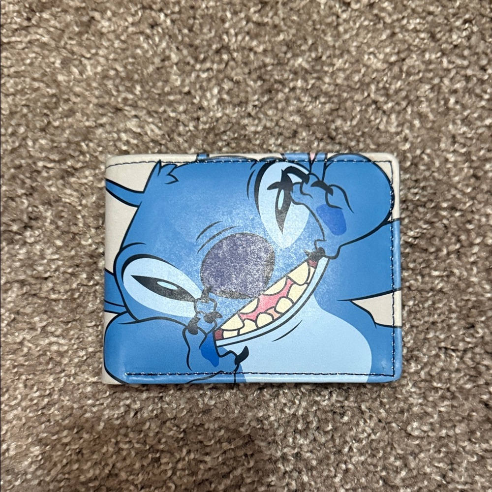 Disney Blue and White Stitch Wallet